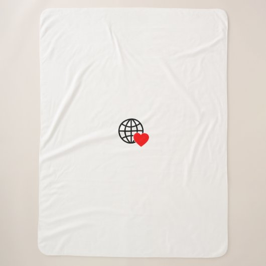 Nieuw personaliseer Tekst Logo Fleece Deken (Voorkant)