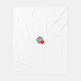 Nieuw personaliseer Tekst Logo Fleece Deken