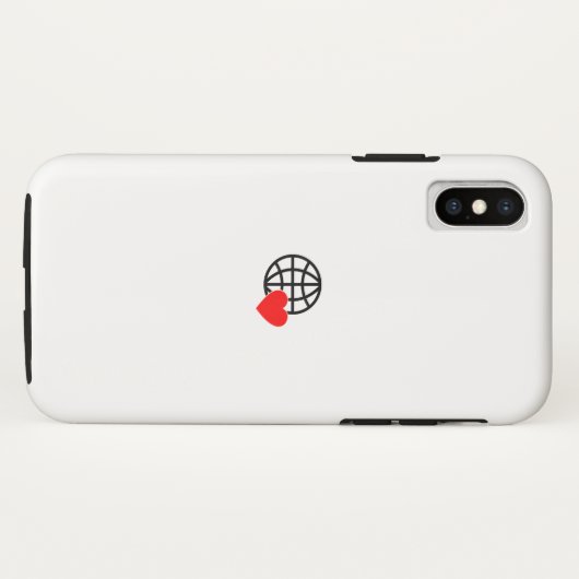 Nieuw personaliseer Tekst Logo Hoesje-Mate Tough A Case-Mate iPhone Case (Achterkant (horizontaal))