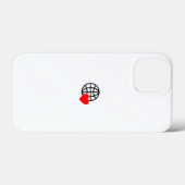 Nieuw personaliseer Tekst Logo iPhone 13 Mini Hoes (Achterkant (horizontaal))