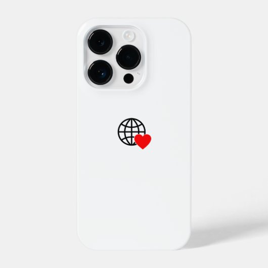 Nieuw personaliseer Tekst Logo iPhone 14 Pro Hoesje (Achterkant)
