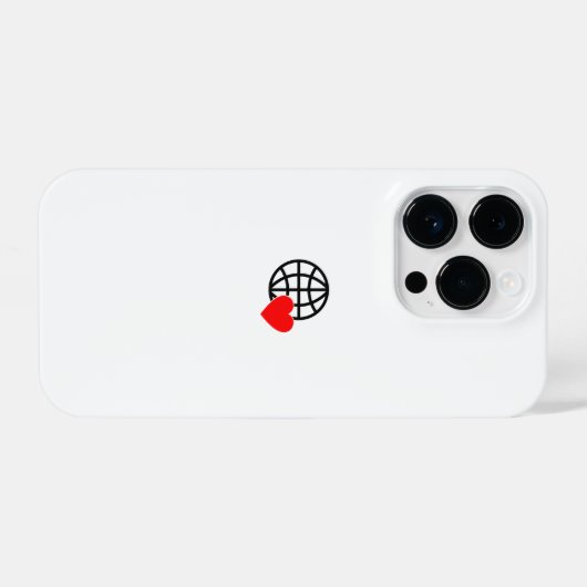 Nieuw personaliseer Tekst Logo iPhone 14 Pro iPhone Hoesje (Achterkant horizontaal)