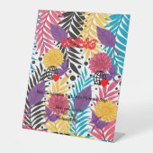 Nieuw personaliseer Tekst Logo Pedestal Sign Reclamebord Met Voetstuk (Voorkant)