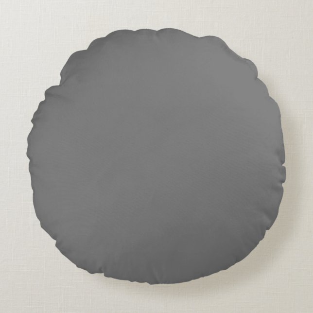 Nieuw personaliseer Tekst Logo Rond Kussen (Voorkant)