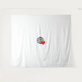 Nieuw personaliseer tekst Logo Tapestry Wandkleed (Voorkant (horizontaal))