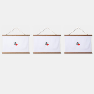 Nieuw Personaliseer Tekst Logo Wood Topped Wall Ta Hangend Wandkleed