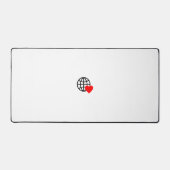 Nieuw personaliseer Text Logo Desk Mat (Voorkant)