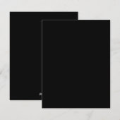 Nieuw Personalize Text Logo Flat Holiday Kaart (Voorkant / Achterkant)