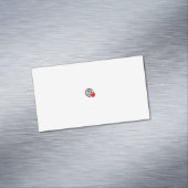 Nieuw Personalize Text Logo Visitekaartje Magnet Magnetisch Visitekaartje (Voorbeeld)