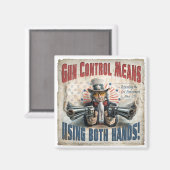 Nieuw Pistool Rechten Gear Magneet (Voorkant / Achterkant)