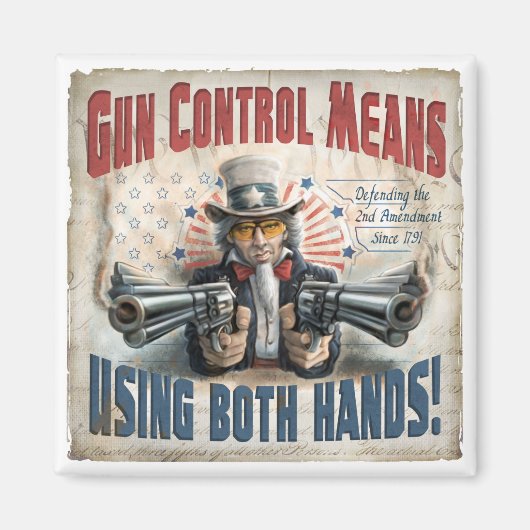 Nieuw Pistool Rechten Gear Magneet (Voorkant)