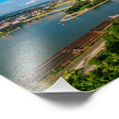 *Nieuw Pittsburgh City Uitzicht met Incline fotopr Foto Afdruk (Hoek)