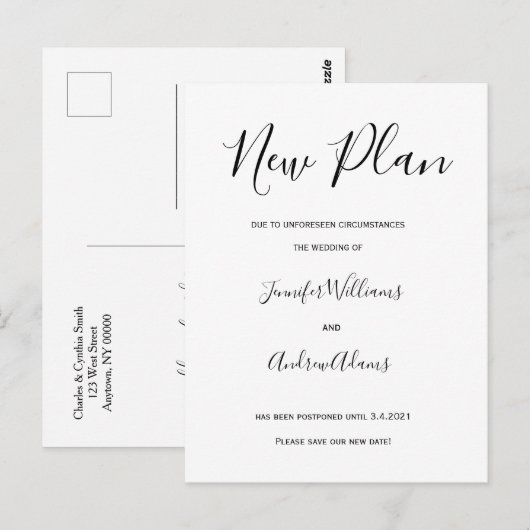 Nieuw Plan eenvoudig wijzigen van de datum kaarten (Voorkant / Achterkant)