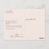 Nieuw plan Fotokalligrafie Weddenschap Po Briefkaart (Achterkant)