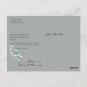 Nieuw Plan Fotokalligrafie Weduwschap Eucalyptus Briefkaart (Achterkant)