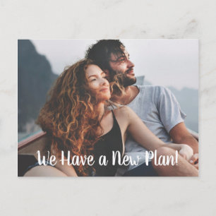 Nieuw Plan Herziene Huwelijksuitstel met Foto Briefkaart