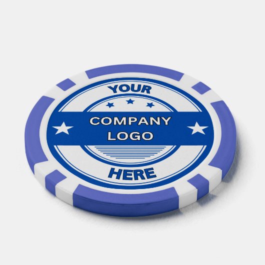 NIEUW! Poker Chips - Blauw - Aangepast (Enkel)