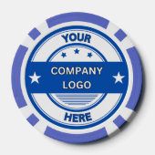 NIEUW! Poker Chips - Blauw - Aangepast (Achterkant)