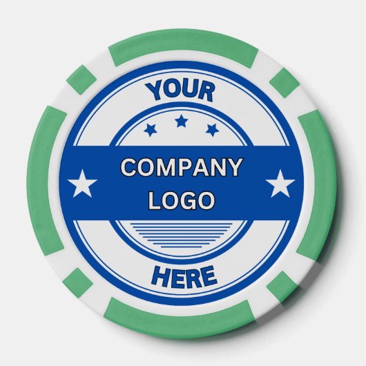 NIEUW! Poker Chips - Groen- Aangepast (Achterkant)