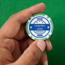 NIEUW! Poker Chips - Groen- Aangepast