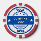 NIEUW! Poker Chips - Rood - Aangepast (Voorkant)