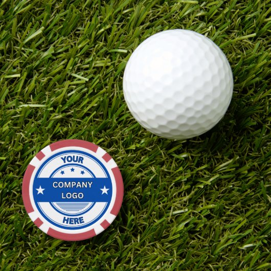 NIEUW! Poker Chips - Rood - Aangepast (Golfbal Marker)