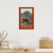 Nieuw poster in de soort Forest 1920s (Keuken)