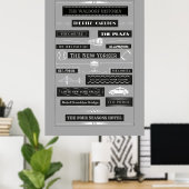 NIEUW POSTER VAN DE STAD VAN YORK FAMOUS HOTELS (Thuiskantoor)