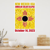 Nieuw Poster van Mexico - Annular Eclipse (Keuken)