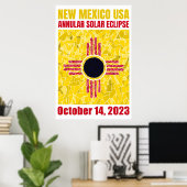 Nieuw Poster van Mexico - Annular Eclipse (Thuiskantoor)