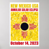Nieuw Poster van Mexico - Annular Eclipse (Voorkant)
