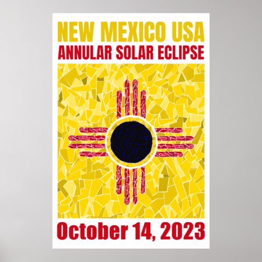 Nieuw Poster van Mexico - Annular Eclipse (Voorkant)