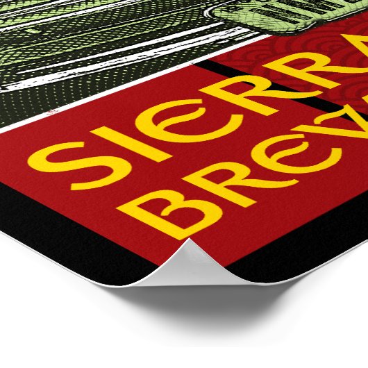 Nieuw Poster van Monsoon Sierra Nevada Brewing CO  (Hoek)