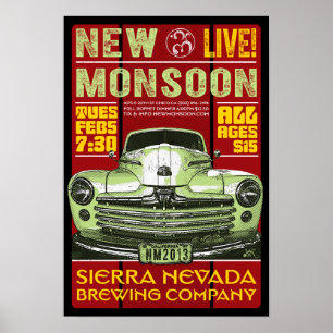 Nieuw Poster van Monsoon Sierra Nevada Brewing CO 