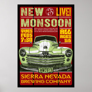 Nieuw Poster van Monsoon Sierra Nevada Brewing CO
