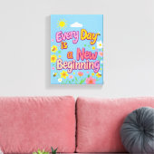 Nieuw - Premium canvas met spieraam (Glans) Afdruk (Insitu (Woonkamer))