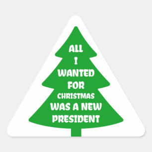 Nieuw President voor kerstmis Sticker