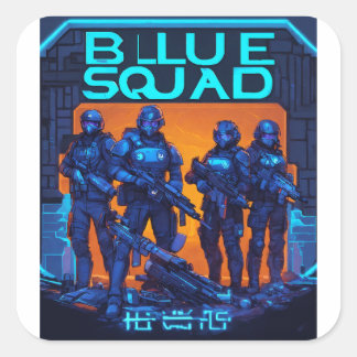 Nieuw PUBG-papier Vierkante Sticker