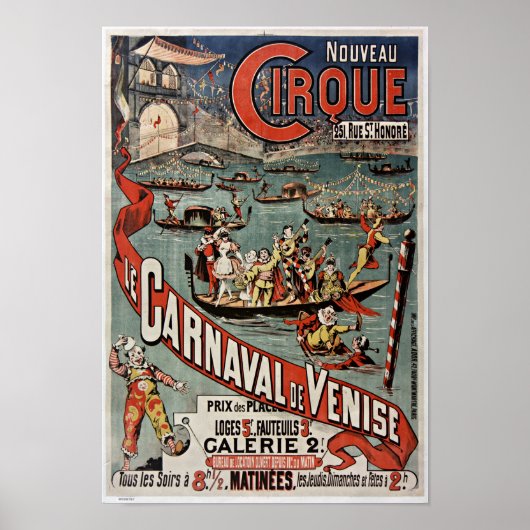 Nieuw punt: Frans Poster van de carnavallei (Voorkant)
