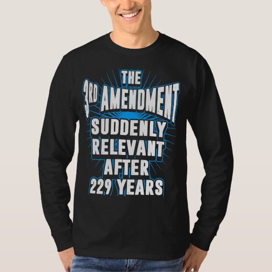 Nieuw relevant Derde amendement T-shirt (Voorkant)