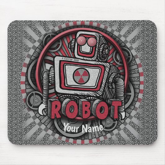 Nieuw Republiek Robot Muismat (Voorkant)