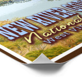 NIEUW RIVER GORGE NATIONAAL PARK - WEST VIRGINIA U POSTER (Hoek)