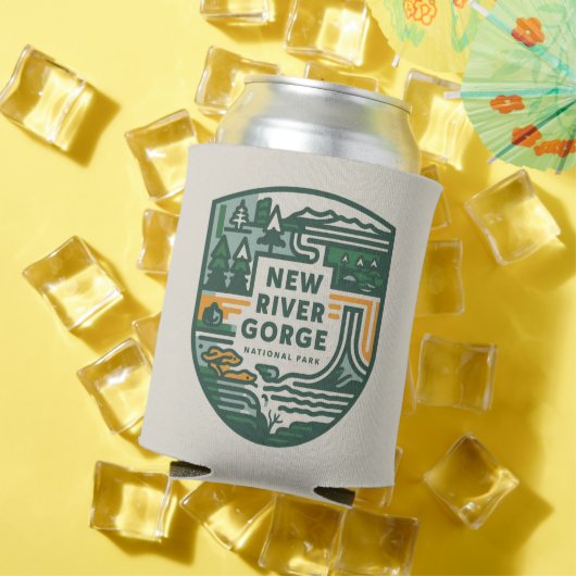 Nieuw River Gorge National Park Reisembleem Blikjeskoeler (Insitu Zomer)