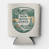 Nieuw River Gorge National Park Reisembleem Blikjeskoeler (Voorkant)