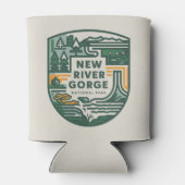 Nieuw River Gorge National Park Reisembleem Blikjeskoeler (Achterkant)