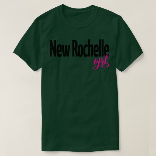 Nieuw Rochelle Meisje T-shirt (Design voorkant)