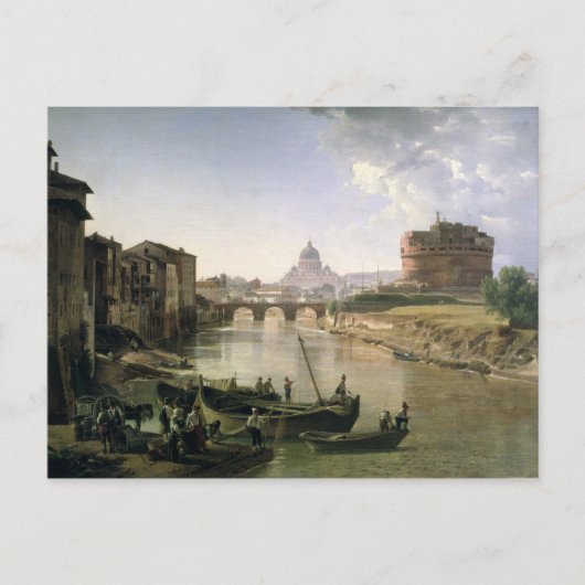 Nieuw Rome met het Castel Sant'Angelo Briefkaart (Voorkant)