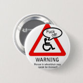 NIEUW RONDE BUTTON 5,7 CM (Voorkant /achterkant)