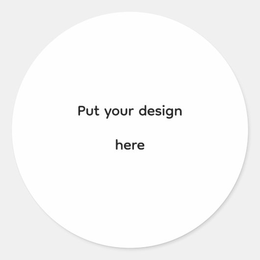 Nieuw Ronde Sticker (Voorkant)