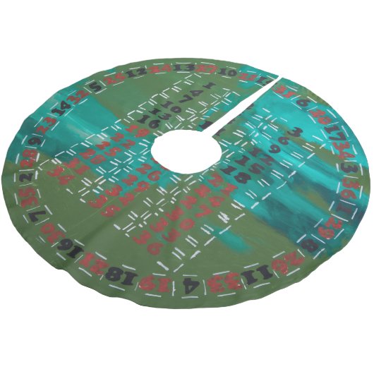 NIEUW ROULETTE MODEL KERSTBOOM ROK (Gekanteld)